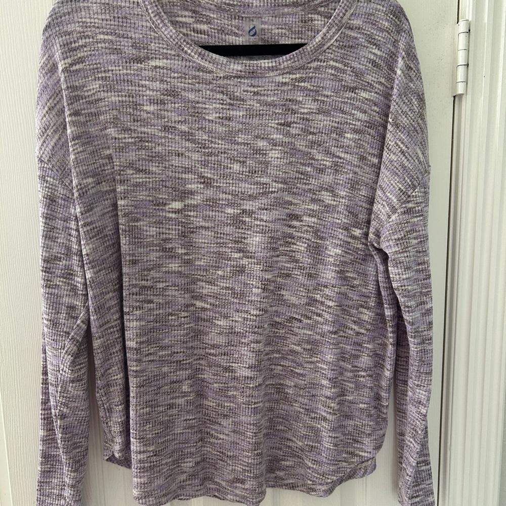 Lou & Grey Lavender Striped Sweater